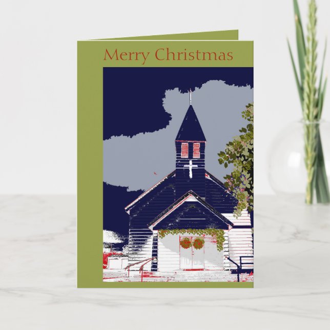 Merry Christmas y'all Holiday Card (Front)