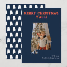 Merry Christmas Y'all Navy Alabama State Photo