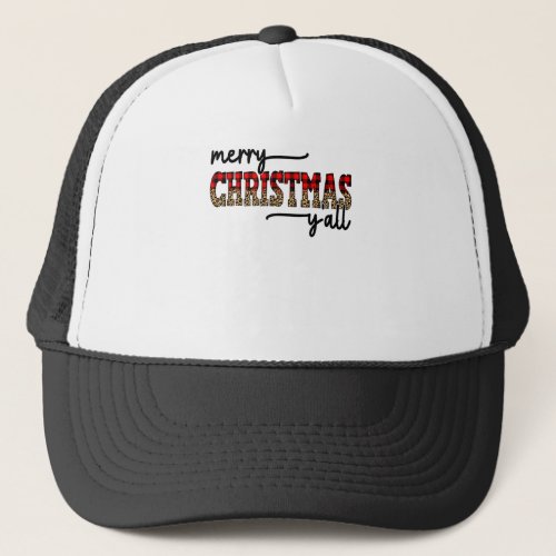 Merry Christmas Yall _ Perfect Christmas Trucker Hat