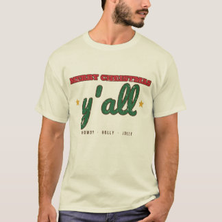 Merry Christmas Y'all Southern Western Christmas T-Shirt