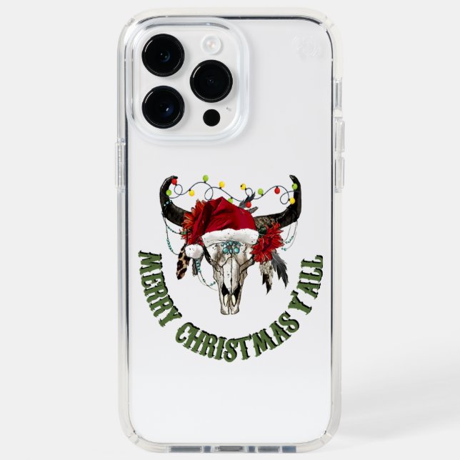 Merry Christmas Y'all Speck iPhone Case (Front)