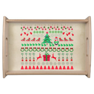 "Merry Christmas Y'all" Ugly Sweater Serving Tray