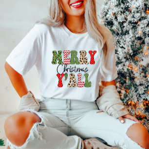 Merry Christmas Y'all Women's Christmas T-Shirt