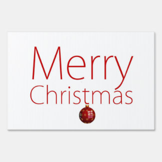 Merry Christmas! Yard Sign