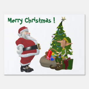 MERRY CHRISTMAS YARD SIGN