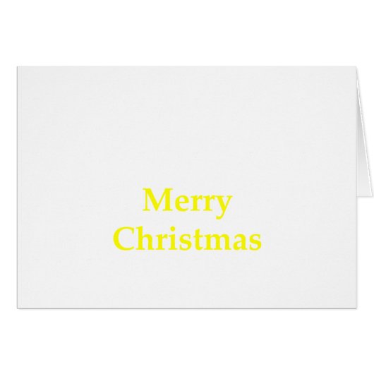 Merry Christmas Yellow The MUSEUM Zazzle Gifts (Front Horizontal)