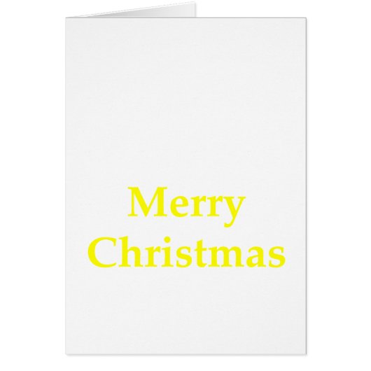 Merry Christmas Yellow The MUSEUM Zazzle Gifts (Front)