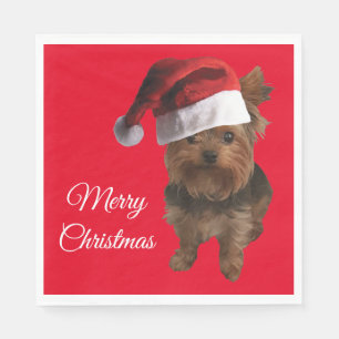 Merry Christmas Yorki Napkins