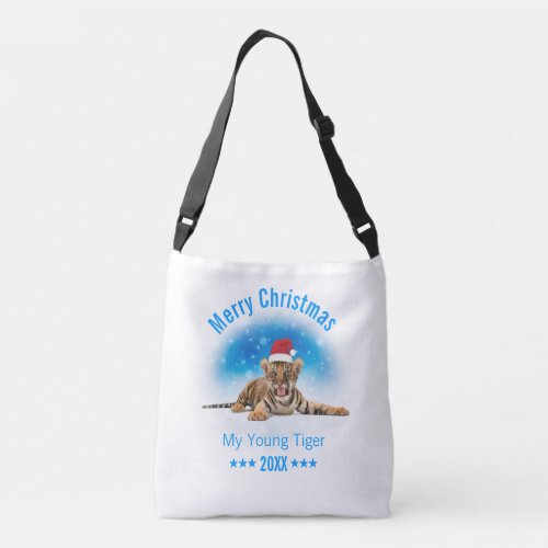 Merry Christmas  Young Tiger Gift Crossbody Bag