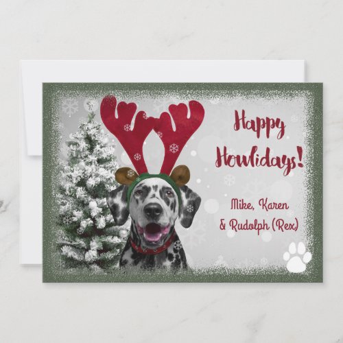 Merry Christmas Your Dog Photo Holiday Card