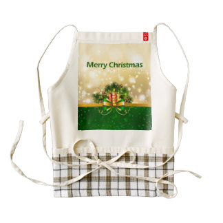 Merry Christmas Zazzle HEART Apron