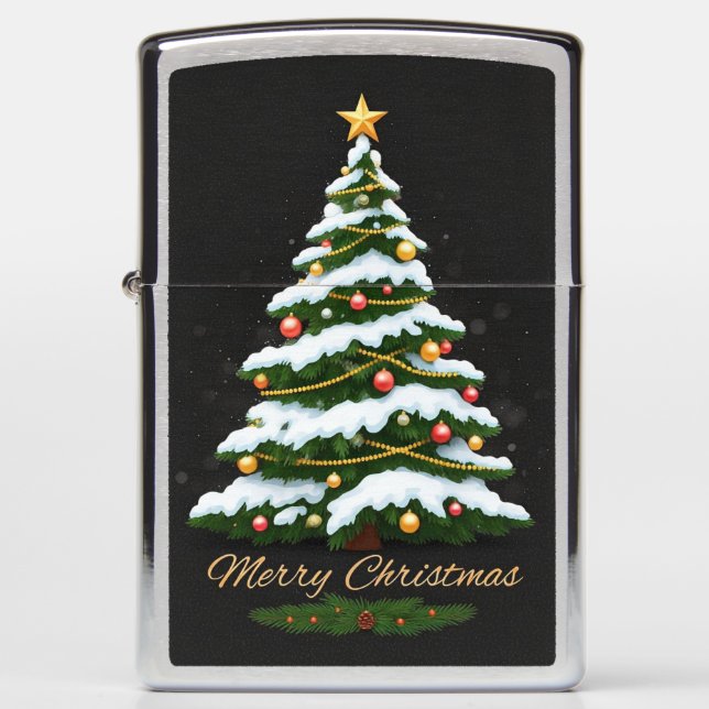 Merry Christmas  Zippo Lighter (Front)