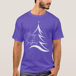 Merry ChristmasChristmas tree design friends T-Shirt