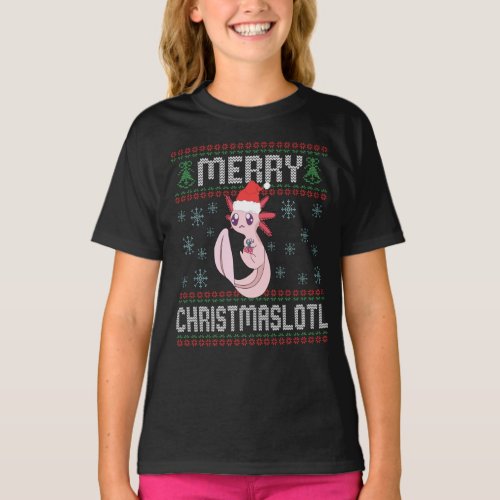 Merry Christmaslotl Cute Axolotl Ugly Sweater Gift