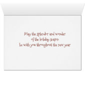 Merry Christmast greeting card (Inside Horizontal (Bottom))