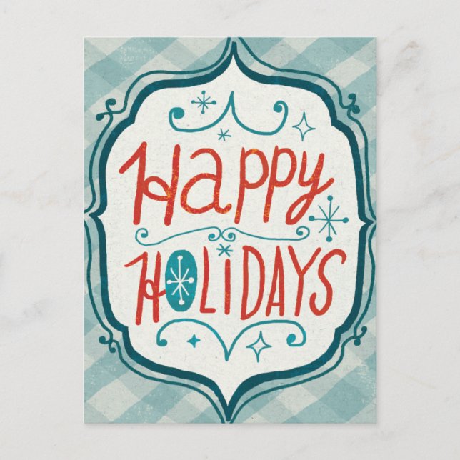 Merry Christmastime Holidays Holiday Postcard (Front)