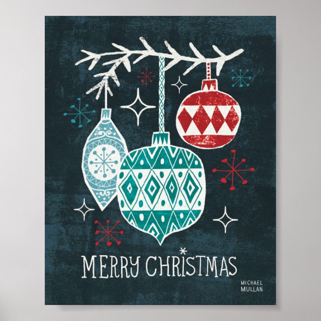 Merry Christmastime Ornaments Poster (Front)