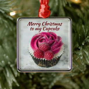 **MERRY CHRISTMASTO MY CUPCAKE** ORNAMENT