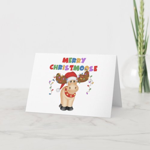 Merry Christmoose Christmas Holiday Card
