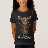 Merry Christmoose Christmas Mooses Xmas Tree Light