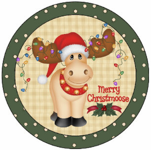 Merry Christmoose Christmas Tree Ornament