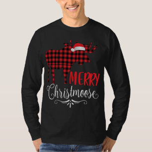 Merry Christmoose Family Christmas Pajamas Moose T-Shirt