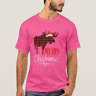 Merry Christmoose Family Christmas Pajamas Moose T-Shirt