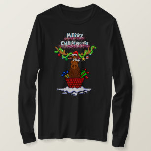 “Merry Christmoose” Santa Moose T-shirt