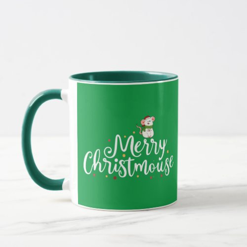 Merry Christmouse merry little mouse Mug