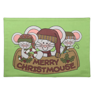 Merry Christmouse Placemat
