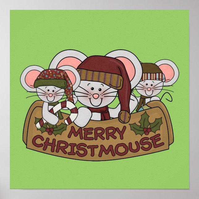 Merry Christmouse Poster (Front)