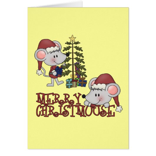 Merry Christmouse With Tree (Front)