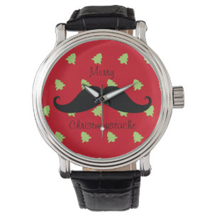 Merry Christmoustache Watch
