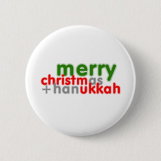 MERRY CHRISTMUKKAH BUTTON (Front)