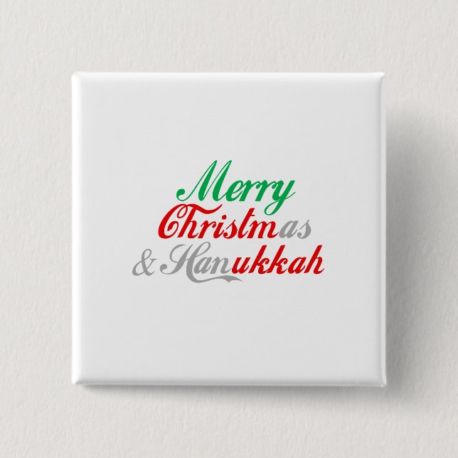MERRY CHRISTMUKKAH BUTTON (Front)