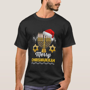 Merry Christmukkah Jewish Xmas Christmas Hanukkah T-Shirt