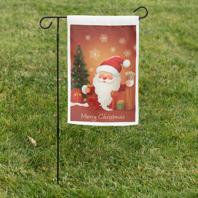 Merry Chritmas Garden Flag (In SItu)