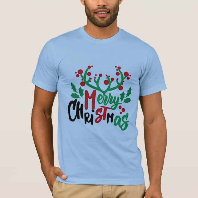 Merry chritmas T,shirt T-Shirt (Front)