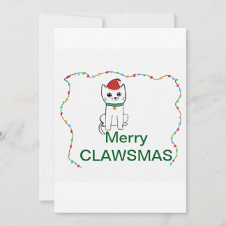 Merry CLAWSMAS Holiday Card
