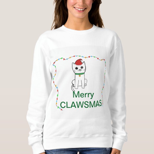  Merry Clawsmas  Sweatshirt (Front)