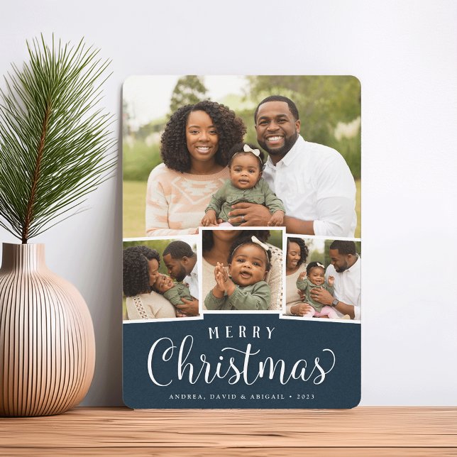 Merry Collage | Multi Photo Holiday Card (Creator Uploaded)