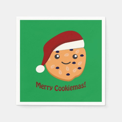 Merry Cookiemas Christmas cookie Napkins