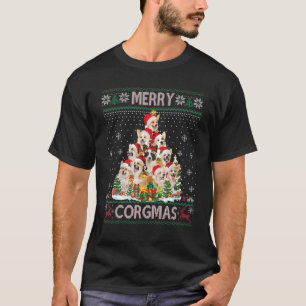 Merry Corgmas Ugly Sweater  Corgi Christmas Tree D