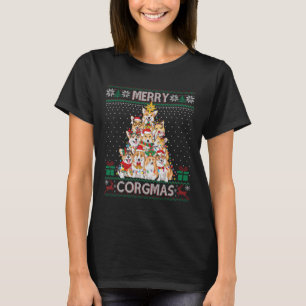 Merry Corgmas Ugly Sweater Funny Corgi Christmas T