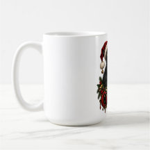 Merry Creepmas Gothic Black Cat Coffee Mug