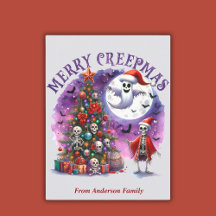 Merry Creepmas Hallowmas Chrismas Halloween
