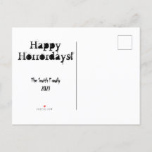 Merry Creepmas Horror Christmas Custom Postcard