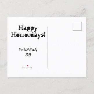 Merry Creepmas Horror Christmas Custom Postcard