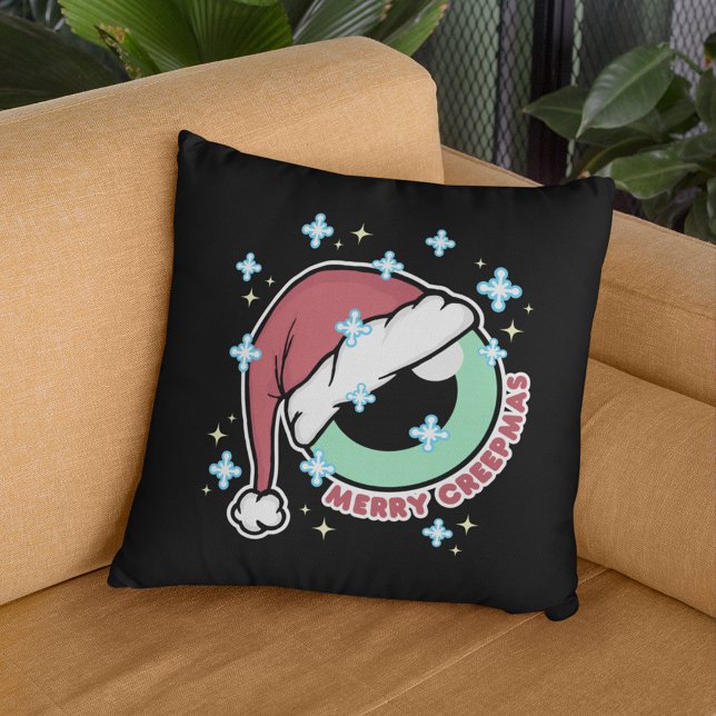Merry Creepmas Throw Pillow (Creator Uploaded)