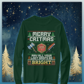 Merry Critmas Loot Drop | Warrior Ugly Sweater